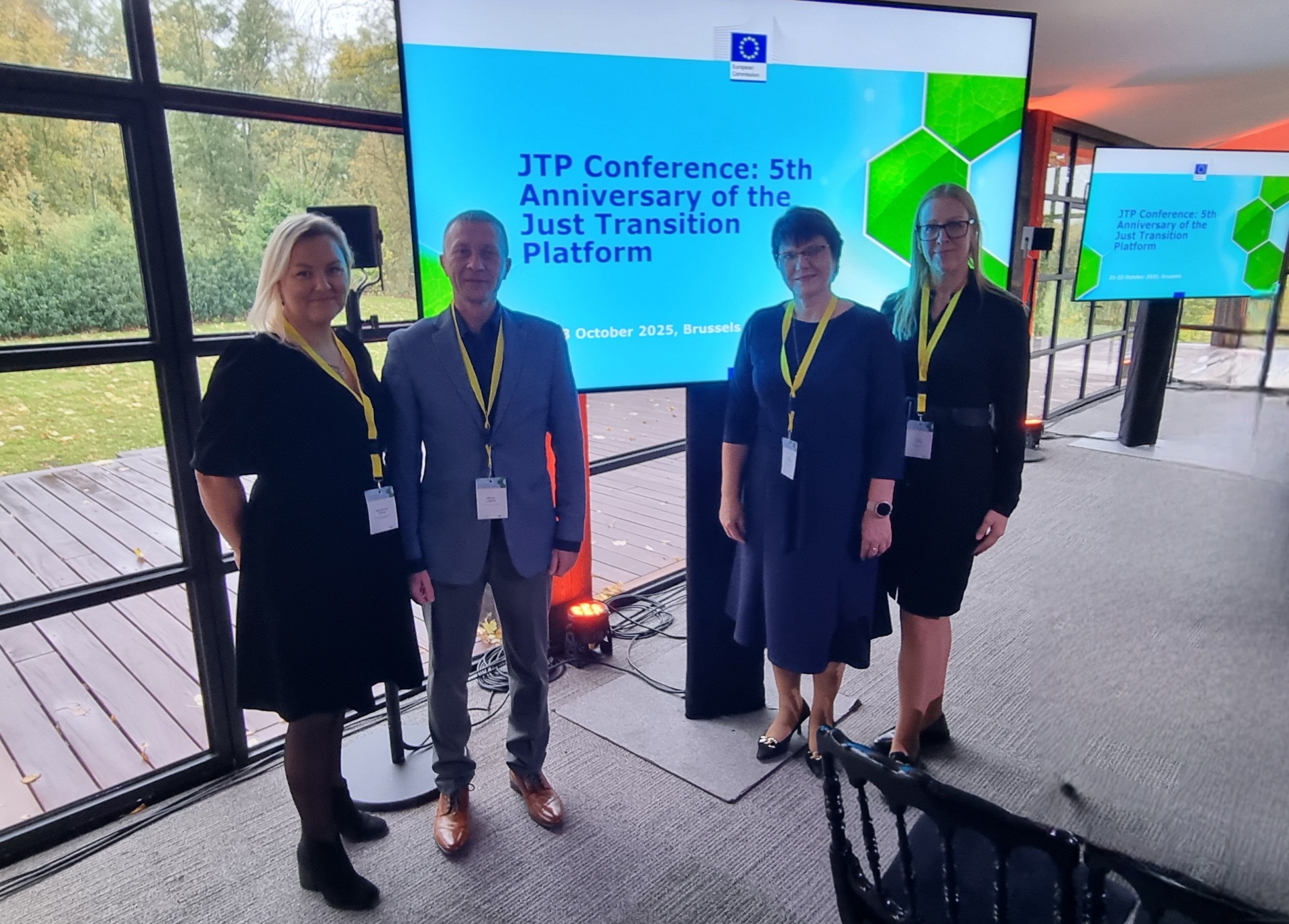 Virumaa kolledži esindajad Õiglase ülemineku platvormi konverentsil Brüsselis 21.-23.10.2025