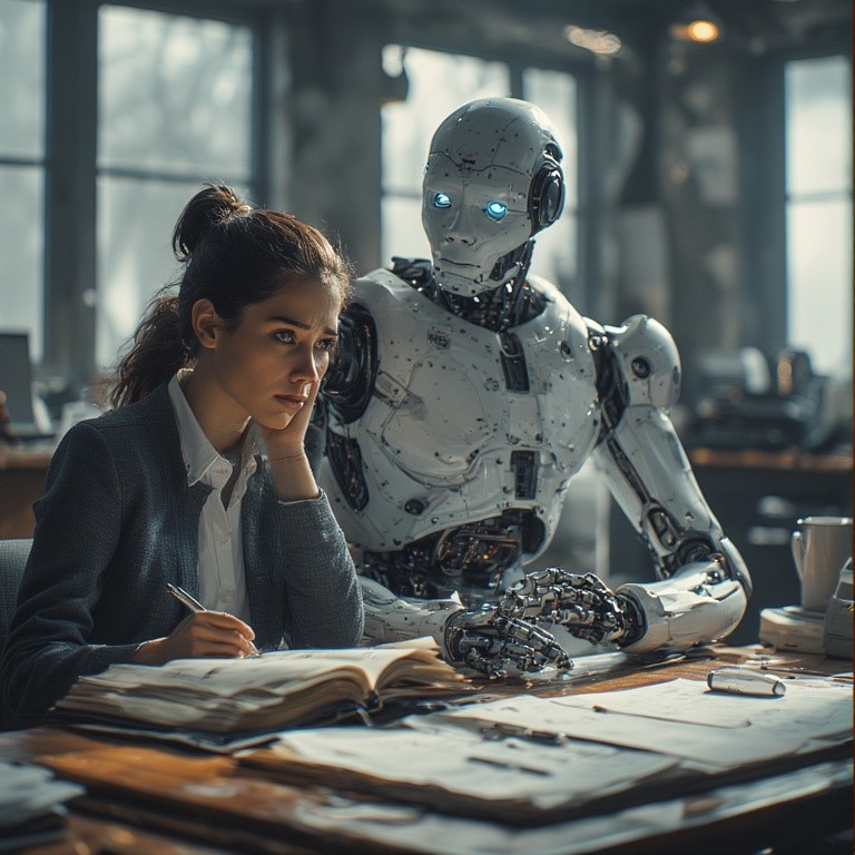 AI ja kirjandus foto AI