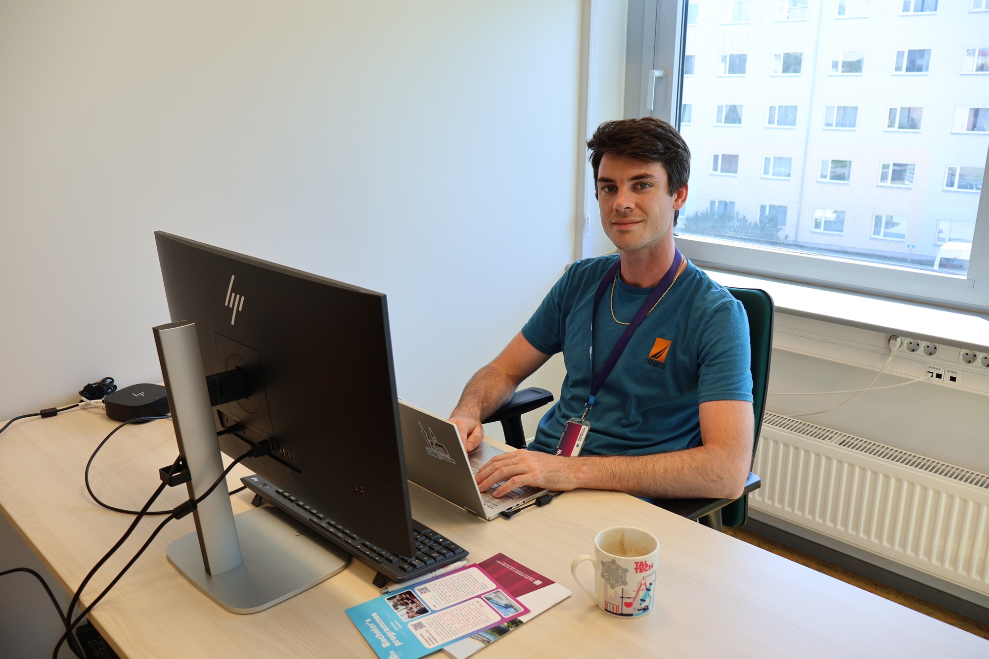 David in the office