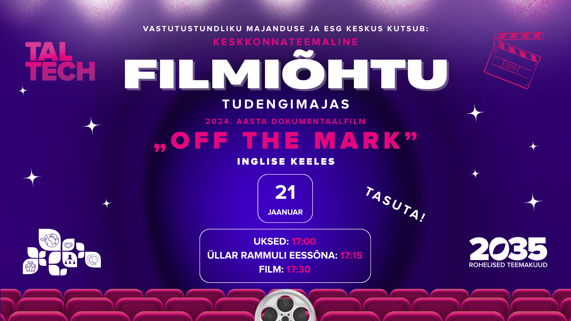 Filmiõhtu: "Off the Mark"