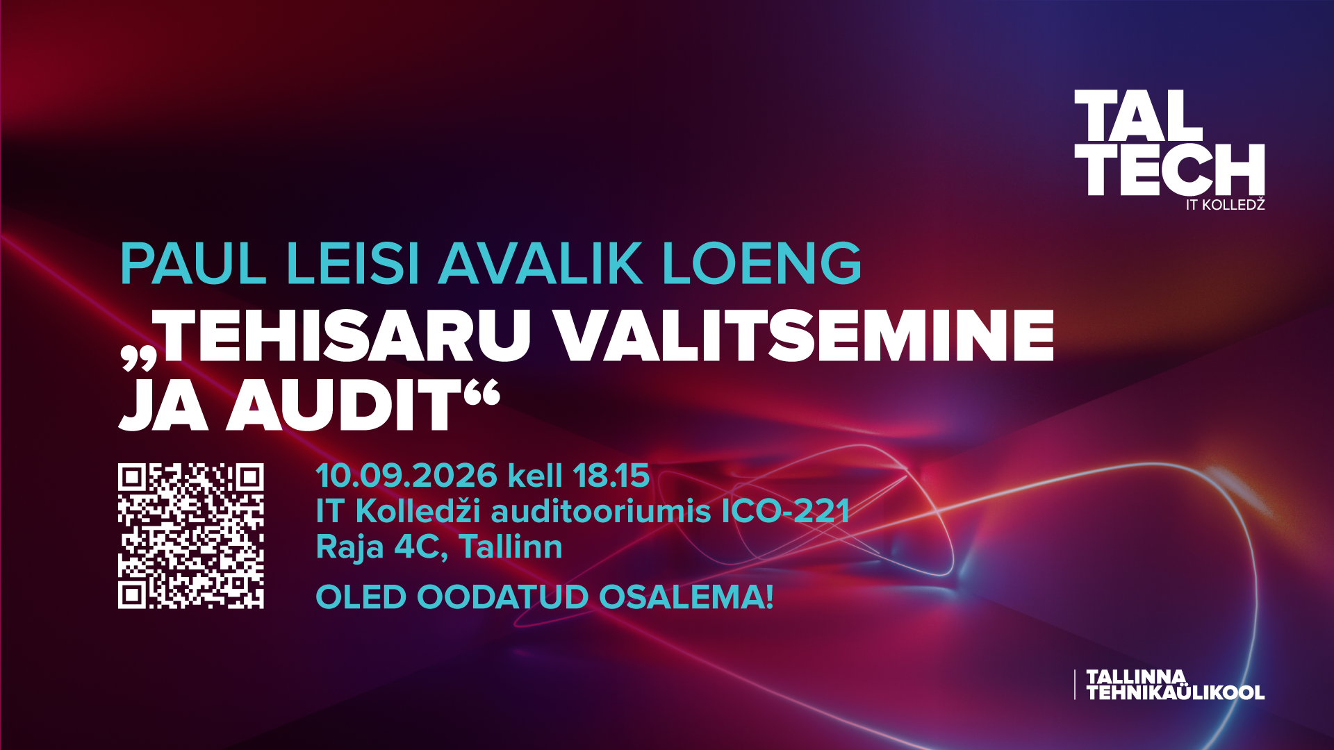 Paul Leisi avalik loeng 10-09-2026