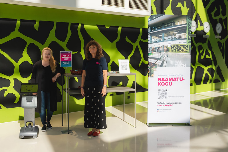 TalTechi popup raamatukogu