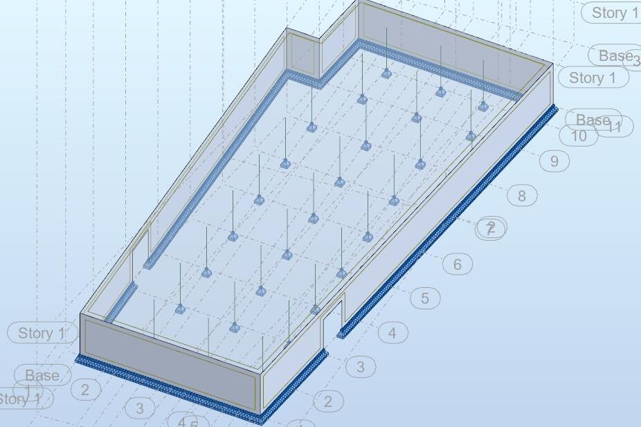 Punkttoetusega plaat