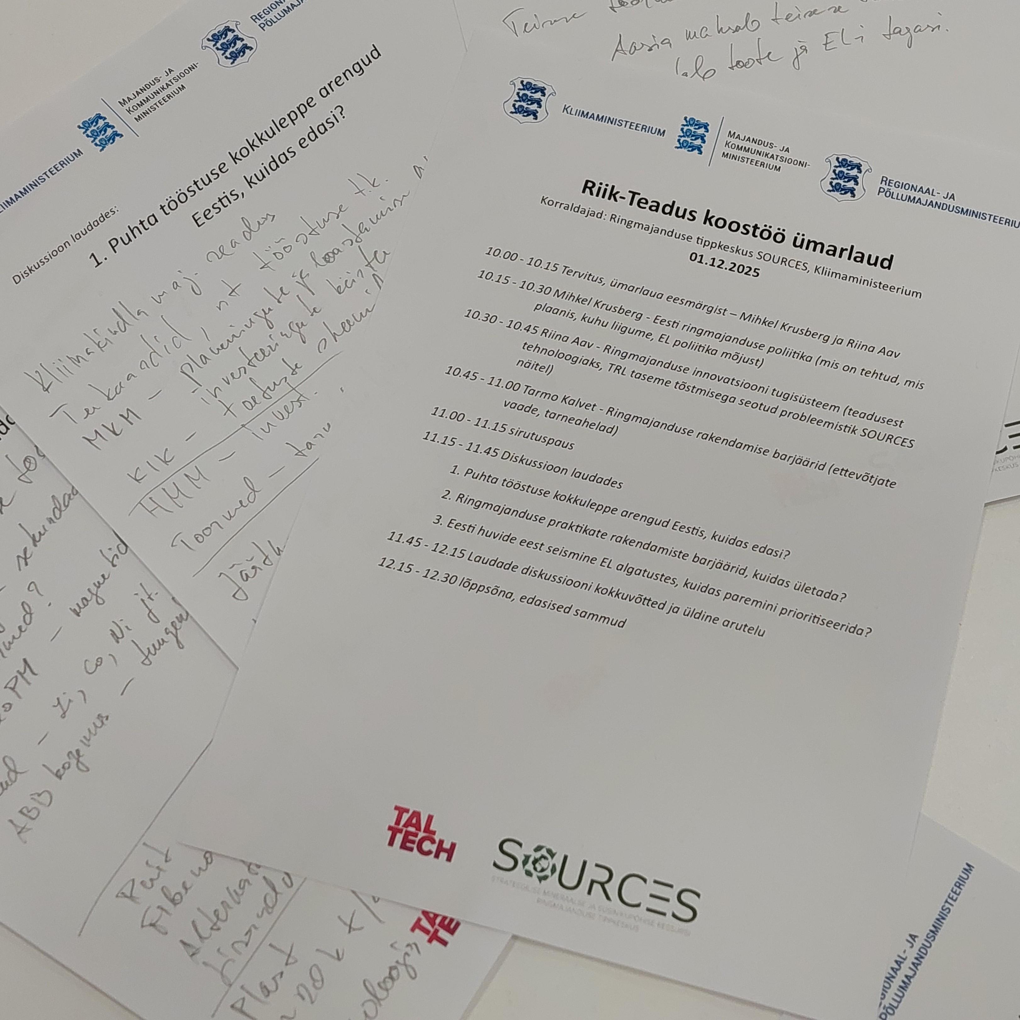 Riik-teadus ümarlaud 01.12.2025