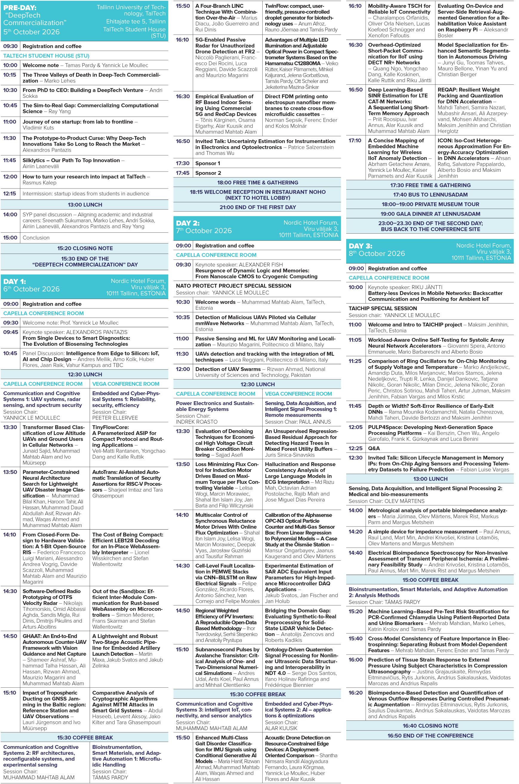 BEC2026 Agenda