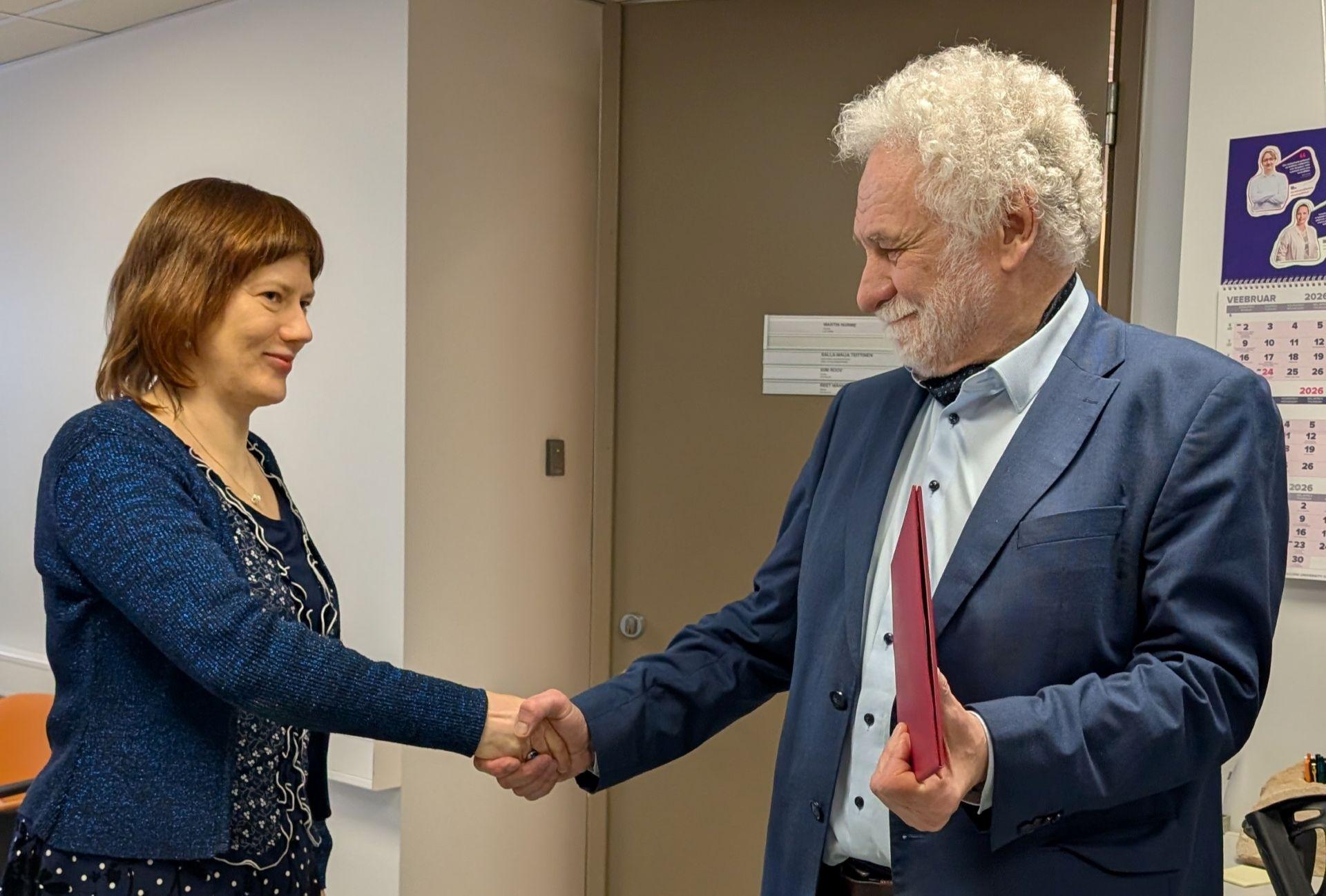 Helle Pohl-Raidla ja Andrus Salupere