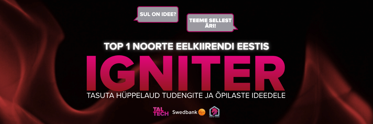 IGNITER: top 1 noorte eelkiirendi eestis