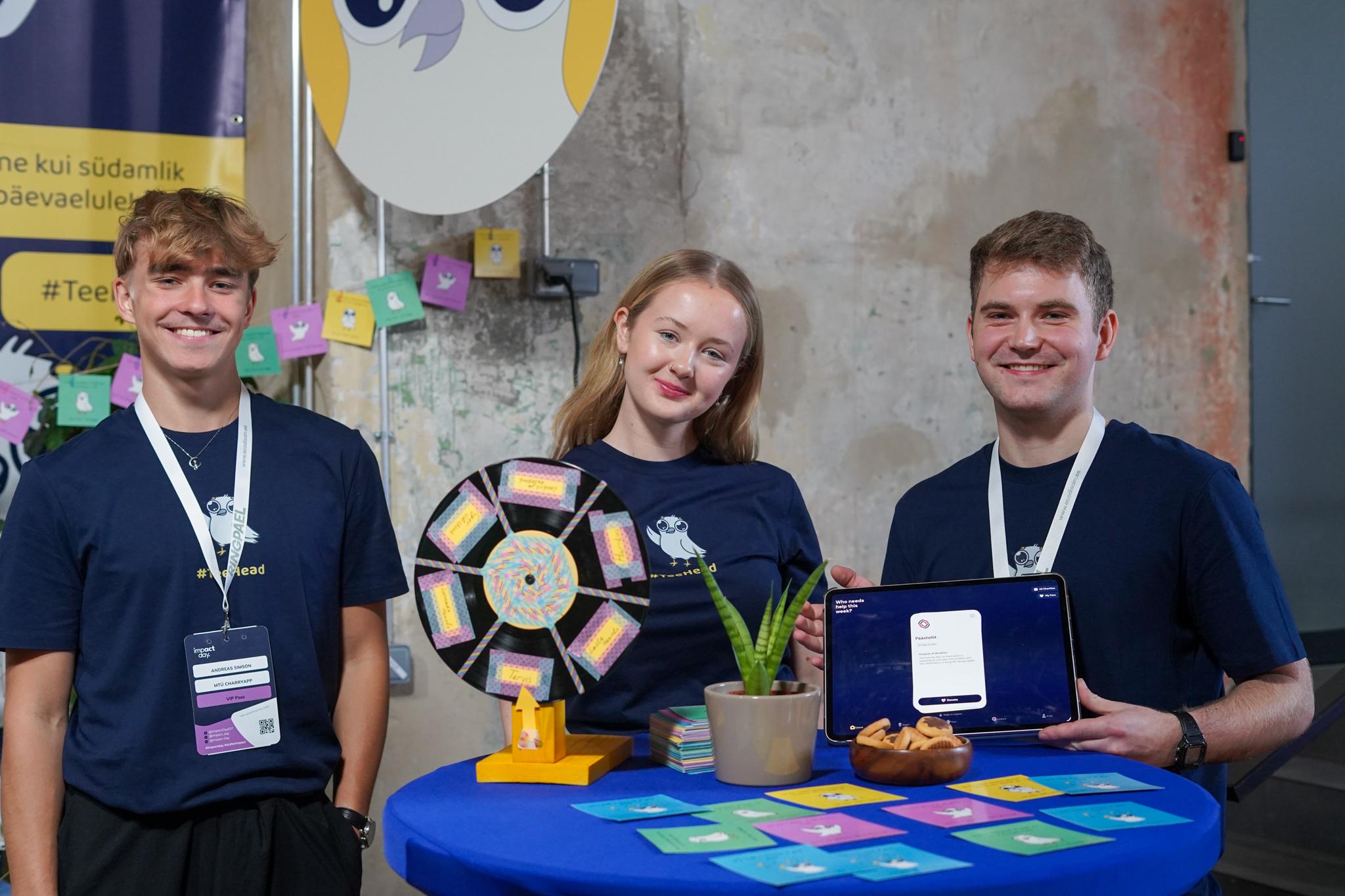 Kolm Charry tiimi liiget