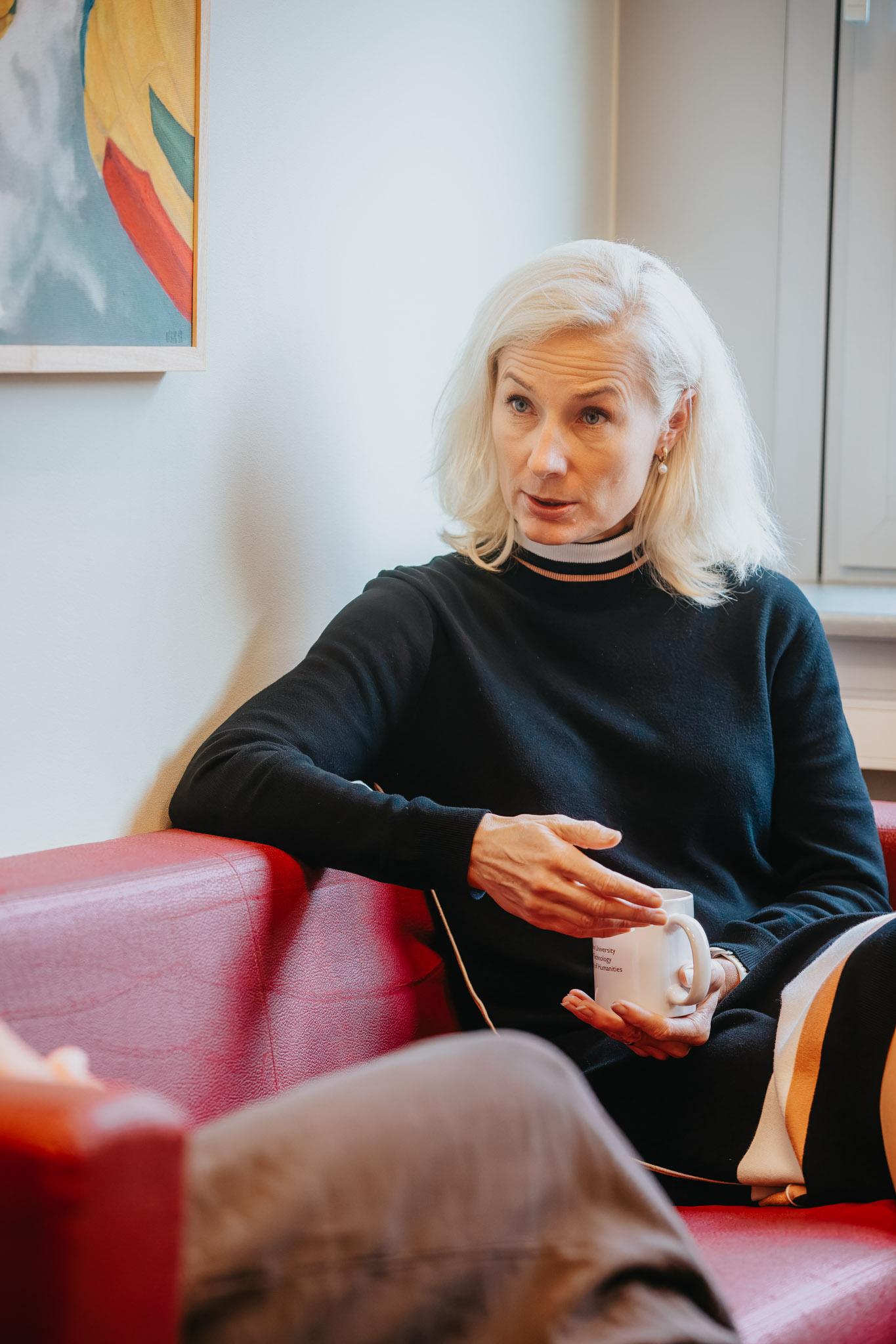 Külli Taro intervjuul