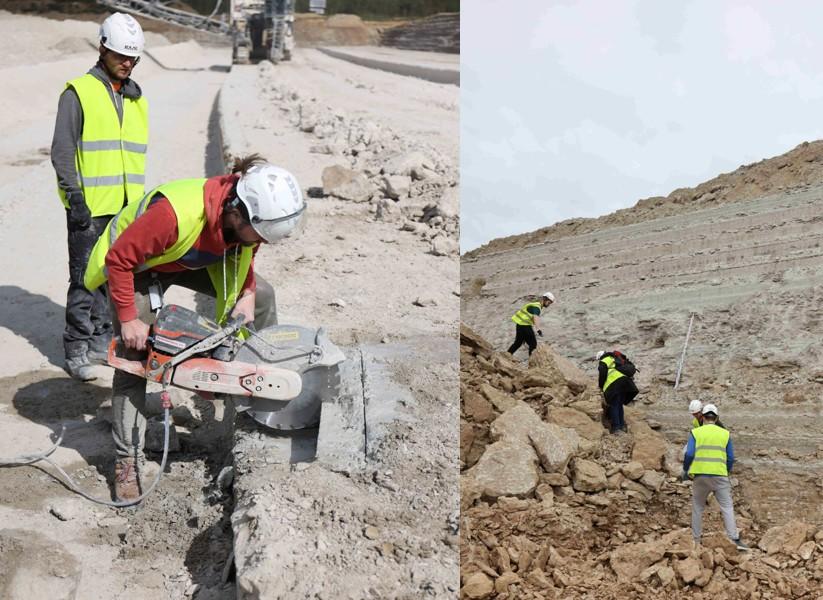 men in quarry