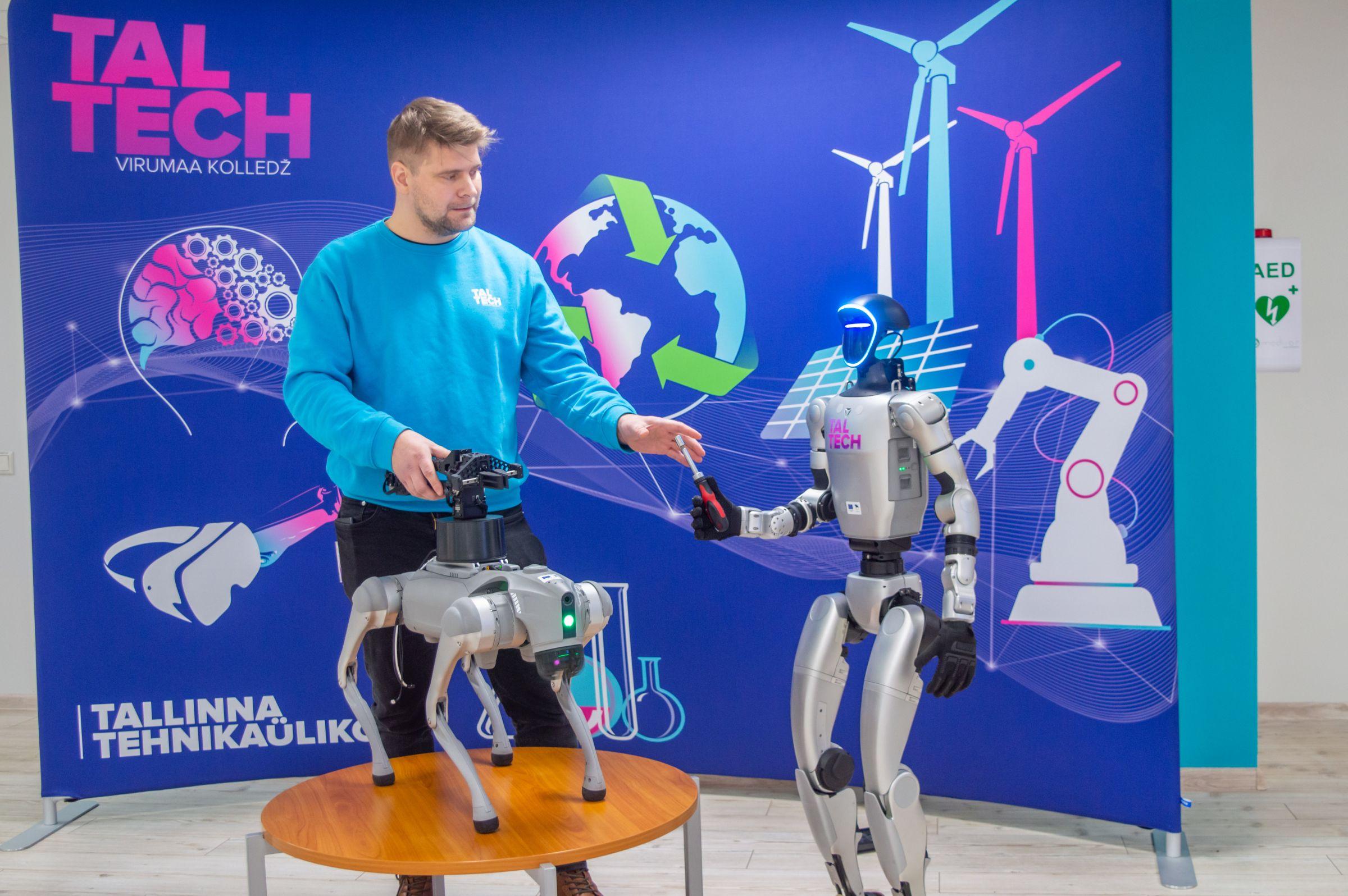 Karle Nutonen, humanoid ja robotkoer Virumaa kolledžis