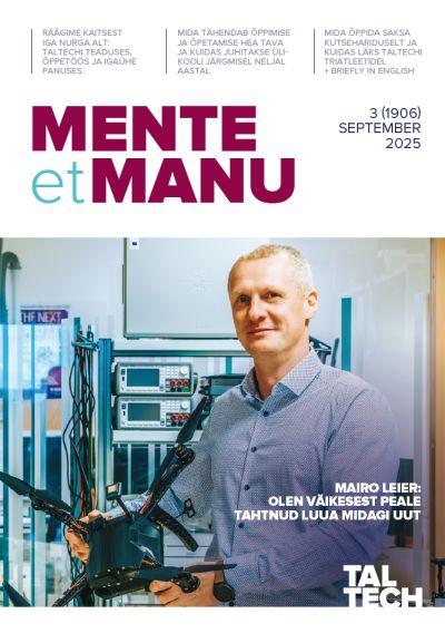 ajakirja esikaas, kaanel Mairo Leier