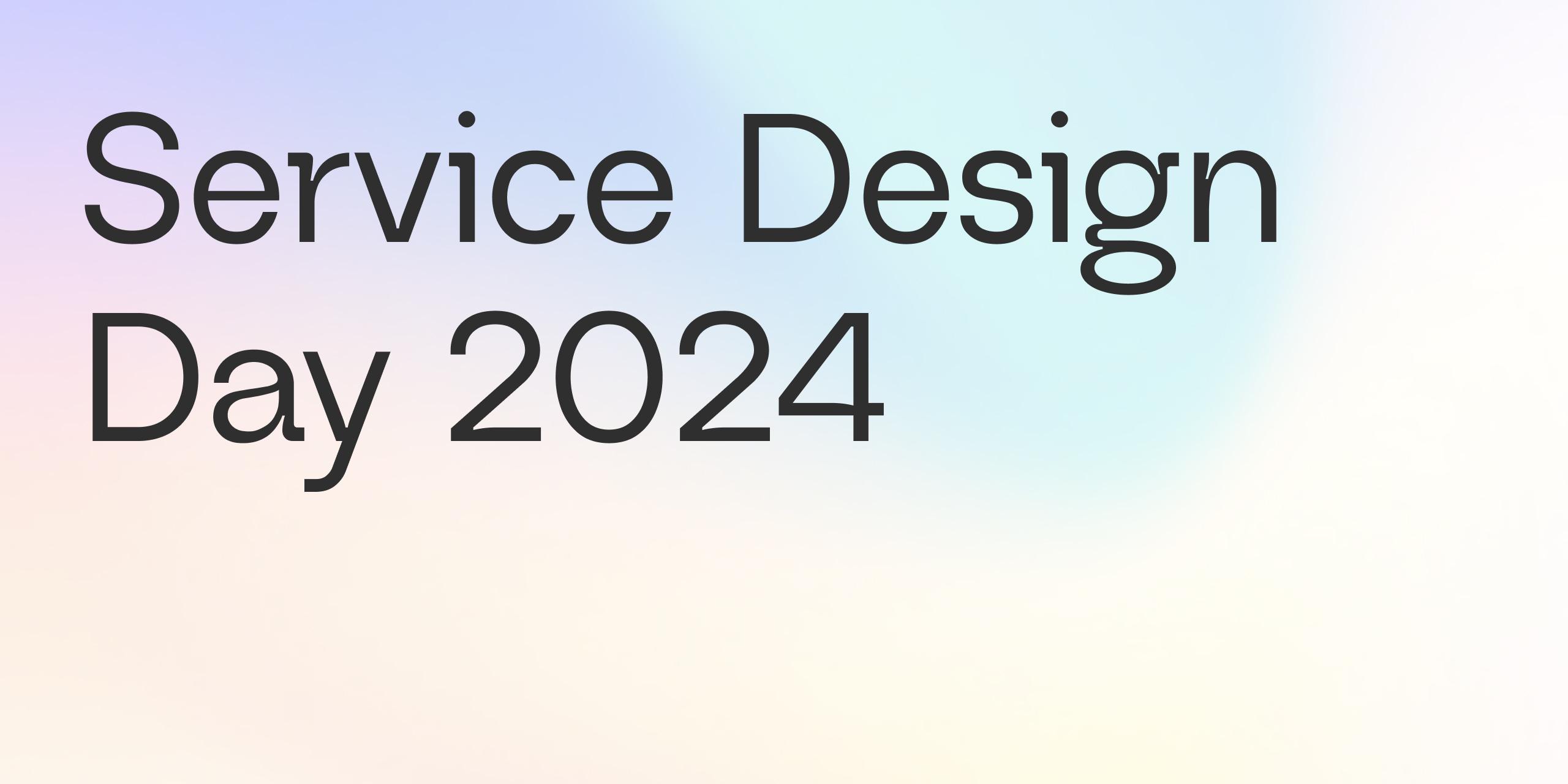 Service Design day 2024