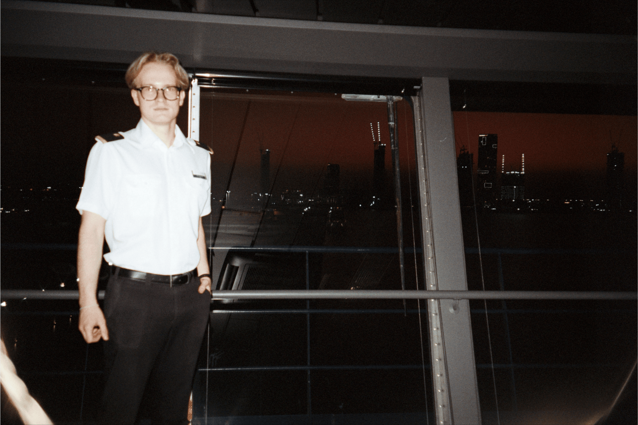 Sten-Markus Johanson Dubais, vahetult enne praktika lõppu.