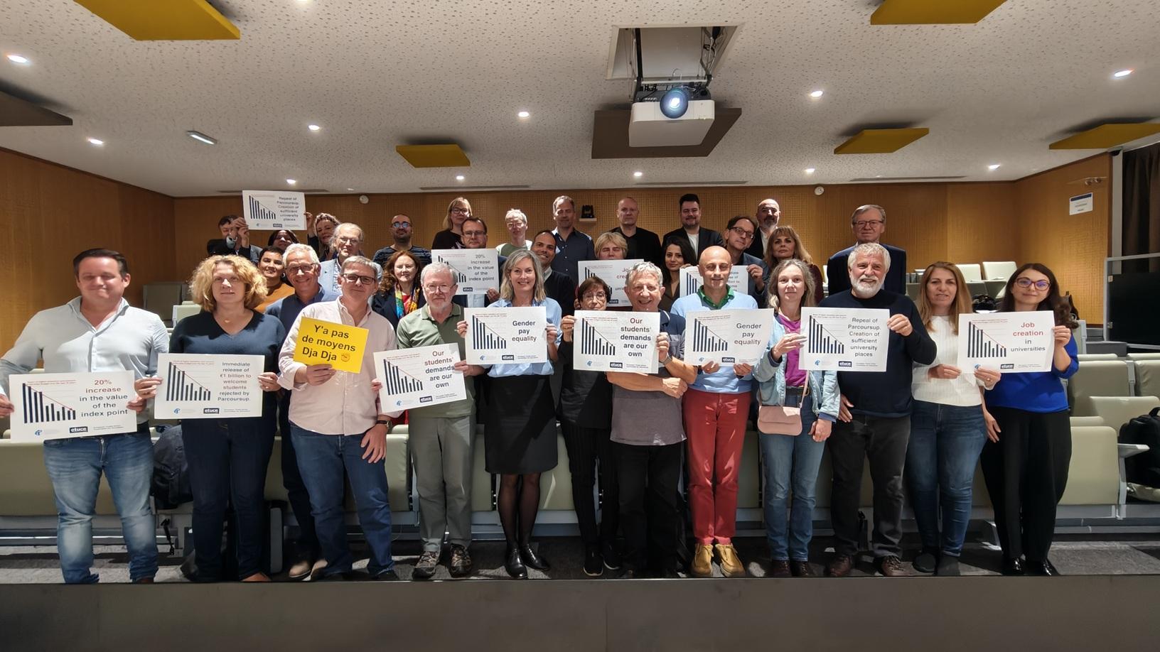 Solidarity with French Higher Education Staff and Students