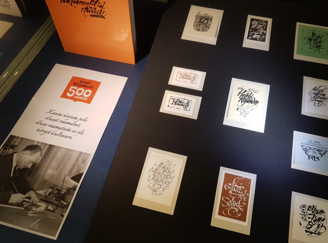 eksliibrised näitusel